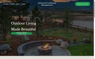 Advanced Landscape Services website
