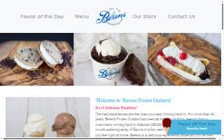 Berens Frozen Custard website