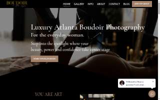 Boudoir by Kati Lynn website