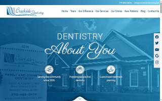 Creekside Dentistry website