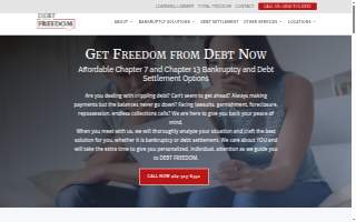 Debt Freedom GA website