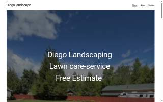 Diego's Landscaping website