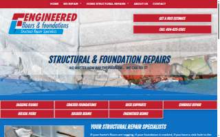 Engineered Floors and Foundations website