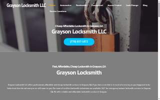 Grayson Locksmith LLC website
