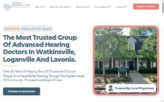 Hearing & Balance Clinic of Loganville website