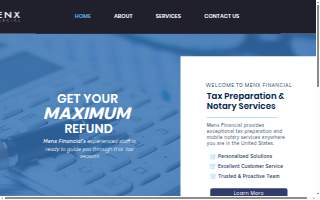 Menx Financial Services LLC website