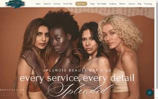 Splendid Beauty Bar & Co. website