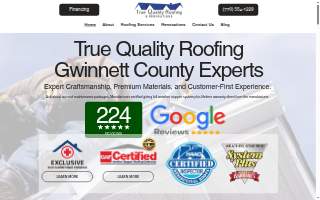 True Quality Roofing, LLC website
