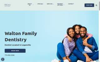 Walton Family Dentistry website