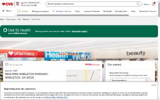 CVS Pharmacy website