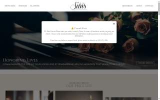 F. L. Sims Funeral Home Mableton website