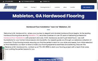 Hardwood Flooring Mableton website