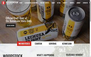Reformation Brewery website