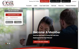CGR Credit Union of Macon website