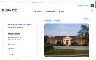 Coldwell Banker Commercial Eberhardt & Barry Inc. website