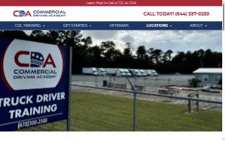 Commercial Driving Academy of Macon website