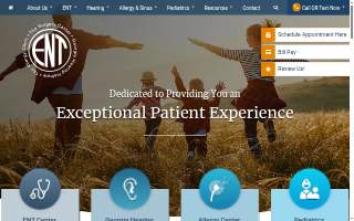 Ent Center of Central GA website