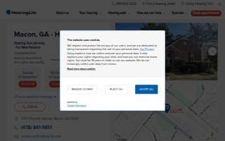 HearingLife of Macon GA website