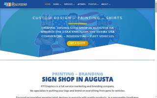 411 Graphics LLC of Martinez website