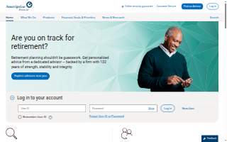 Ameriprise Financial website