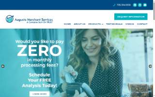 Augusta Merchant Services website