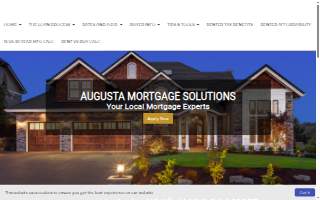 Augusta Mortgage Solutions website