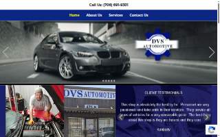 DVS Automotive website