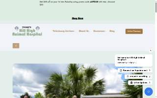 Hill High Animal Hospital of Martinez website