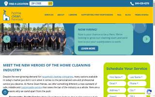 Home Clean Heroes of Augusta website