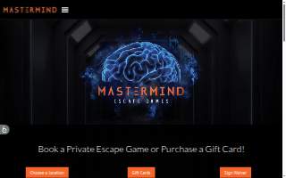 Mastermind Escape Games Augusta website