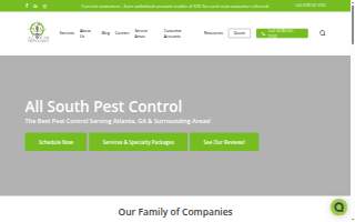 All South Pest Control of McDonough website