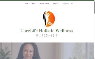 CoreLife Holistic Wellness website
