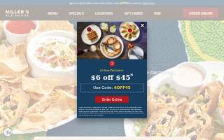 Miller's Ale House of Altamonte Springs website