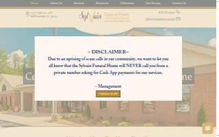 Sylvain Funeral Home and Cremation Services of Stockbridge website