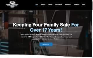 Auto Glass Express website
