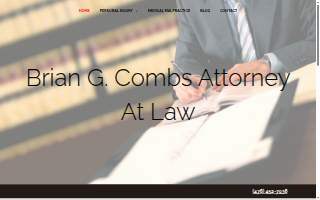 Brian G. Combs Attorney At Law website