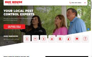 Bug House Pest Control - Milledgeville website