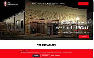 Dyer Construction Inc. website