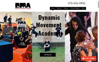 Dynamic Movement Academy website