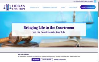 Hogan Law Firm LLC website