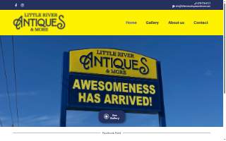 Little River Antiques & More website