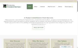 Protective Financial Services website