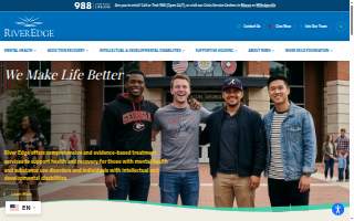River Edge Behavioral Health website