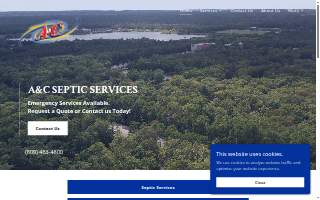 AC Septic Services website