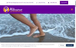 Active Ankle & Foot Care Specialist of Milton website