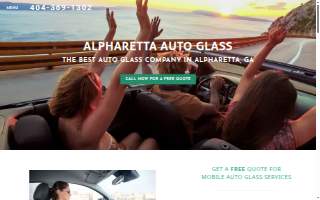 Alpharetta Auto Glass of Milton website