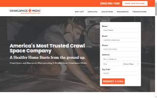 Crawlspace Medic of Wilmington website