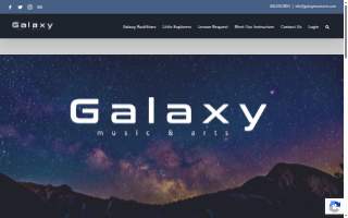 Galaxy Music & Arts Academy website