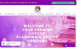 Gorgeous by Design Events of Roswell website