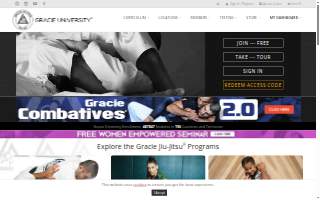 Gracie Jiu Jitsu - J3 Academy website